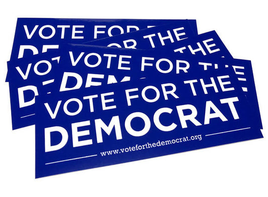 One Vote for the Democrat Sticker